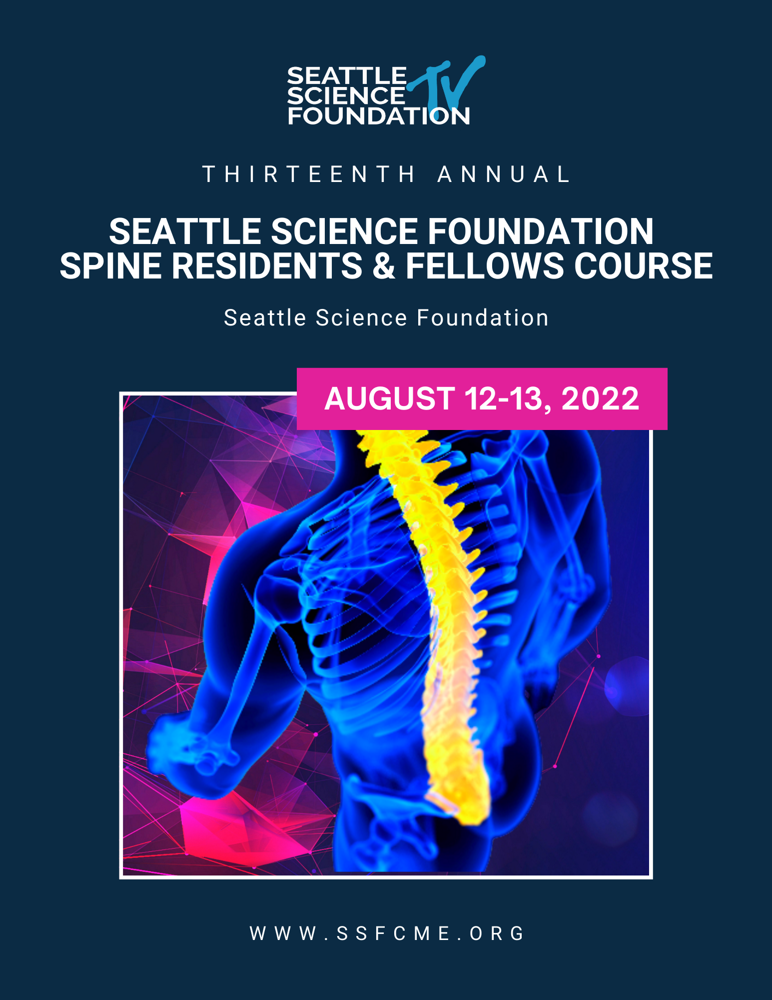 13th Annual SSF Spine Residents & Fellows 2022 Banner